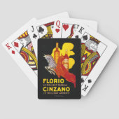 Florio Cinzano PosterEurope Pokerkaarten (Achterkant)