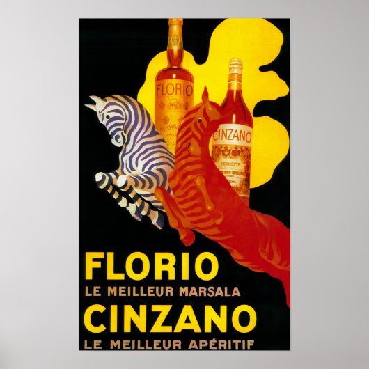 Florio Cinzano  PosterEurope Poster (Voorkant)
