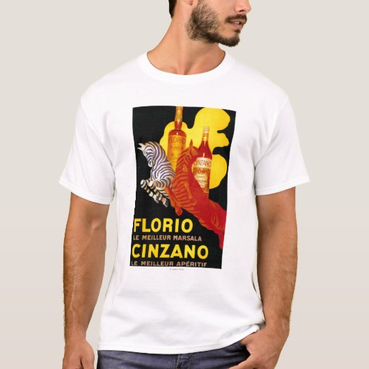 Florio Cinzano  PosterEurope T-shirt (Voorkant)