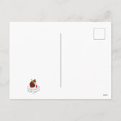 Floriograpy Liefde taal van bloemen botanisch Feestdagenkaart (Achterkant)