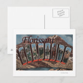 Florissant, Colorado - Grote letterscènes Briefkaart (Voorkant / Achterkant)