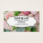 Florist | Achtergrond van bundel bloemen Visitekaartje (Voorkant)