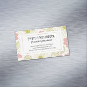 Florist | Bloemwinkel Magnetisch Visitekaartje (Voorbeeld)