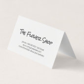 Florist | Bloemwinkel Visitekaartje (Achterkant)