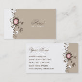 Florist Boutique Visitekaartje (Voorkant / Achterkant)