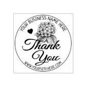 Florist Business Hartelijk dank Rubberstempel (Afrduk)