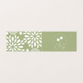 Florist Business Minimalist Visitekaartje (Buitenkant ongevouwen)