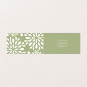 Florist Business Minimalist Visitekaartje (Binnenkant ongevouwen)