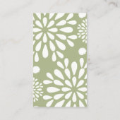 Florist Business Minimalist Visitekaartje (Achterkant)