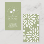 Florist Business Minimalist Visitekaartje (Voorkant / Achterkant)