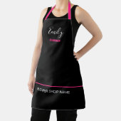Florist Business Name Employee Pink Black Schort (Insitu)