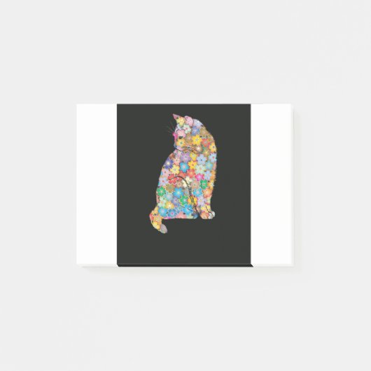 Florist Ca Flower Cat Red Cat Pink Cat Post-it® Notes (Voorkant)