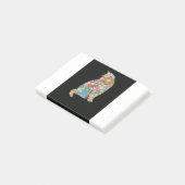 Florist Ca Flower Cat Red Cat Pink Cat Post-it® Notes (Schuin)