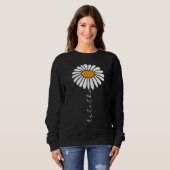 Florist Cute Hippie Flower laat het Daisy Flower z Trui (Voorkant volledig)