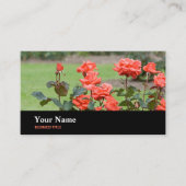 Florist Floral Artist Wedding Decorator Visitekaartje (Voorkant)