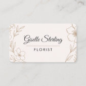 Florist Floral Visitekaartje (Voorkant)