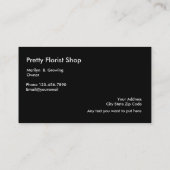 Florist Floral Visitekaartjes (Achterkant)