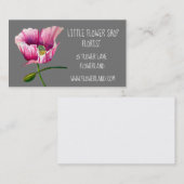 Florist Flower Shop modern, eenvoudig zakendoen Visitekaartje (Voorkant / Achterkant)