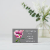 Florist Flower Shop modern, eenvoudig zakendoen Visitekaartje (Staand voorkant)