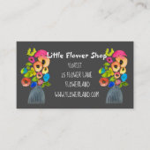 Florist Flower Shop modern flower business Visitekaartje (Voorkant)