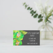 Florist Flower Shop modern orchidee art business Visitekaartje (Staand voorkant)