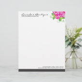 Florist Letterhead Custom Briefhoofd (Staand voorkant)