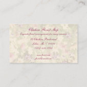 Florist met Floral impressions Visitekaartje (Achterkant)