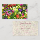 Florist met Floral impressions Visitekaartje (Voorkant / Achterkant)