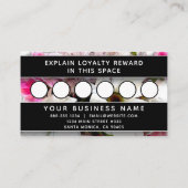 Florist Modern Elegant Professional Trendy Pattern Afsprakenkaartje (Achterkant)