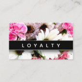 Florist Modern Elegant Professional Trendy Pattern Afsprakenkaartje (Voorkant)