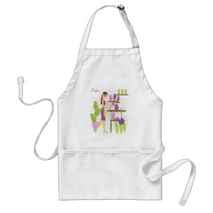 Florist-Paars Standaard Schort