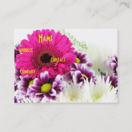 Florist - Paarse Bouquet I Visitekaartje