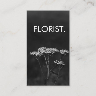 Florist Photo Visitekaartje Elegant