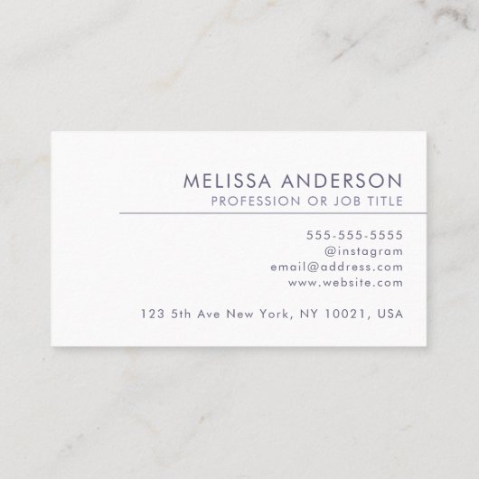 Florist Professional QR Code Logo Moderne Zaken Visitekaartje (Achterkant)