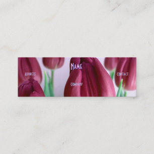 Florist - Rosey Tulips Mini Visitekaartje