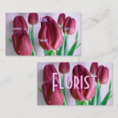 Florist - Rosey Tulips Visitekaartje (Voorkant / Achterkant)