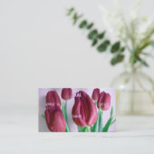 Florist - Rosey Tulips Visitekaartje (Staand voorkant)