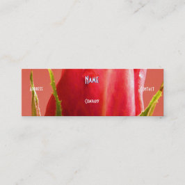 Florist - Roze Rose Mini Visitekaartje