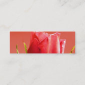 Florist - Roze Rose Mini Visitekaartje (Achterkant)