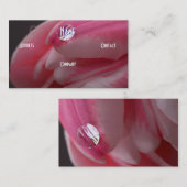 Florist - Roze Rose Visitekaartje (Voorkant / Achterkant)