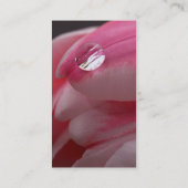 Florist - Roze Rose Visitekaartje (Achterkant)