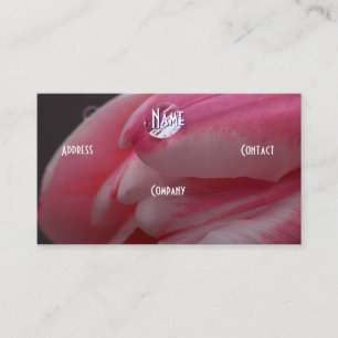 Florist - Roze Rose Visitekaartje