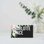 Florist roze ventilator Gepersonaliseerd Visitekaartje (Staand voorkant)