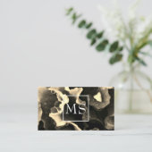 Florist (sepia) visitekaartje (Staand voorkant)