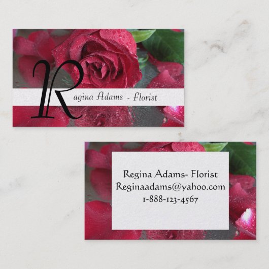 Florist Visitekaartje (Voorkant / Achterkant)