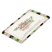 Florist Wedding Business Bouquet Pink Hydrangea Magneet (Linkerzijde)