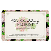 Florist Wedding Business Bouquet Pink Hydrangea Magneet (Horizontaal)