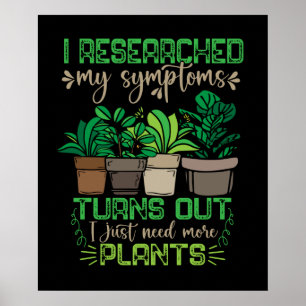 Florist Women Funny Plant Lover Mother Gardening Poster