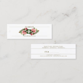 Florista - Prijs Label, Visitekaartje