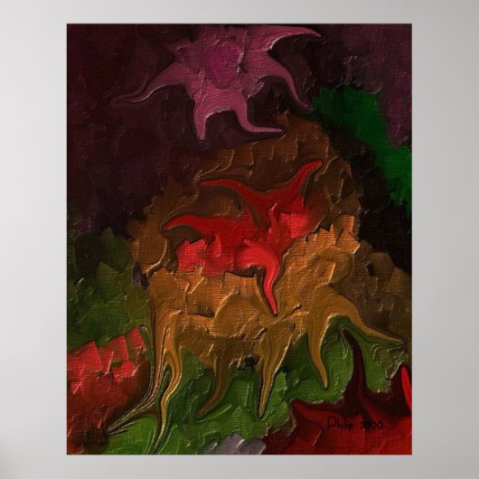 Florista Tegel 1 - 8 x 10 Poster (Voorkant)